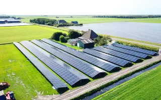 From farmland to solar field